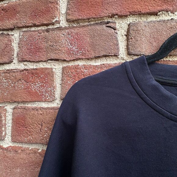 Vince $248 Women navy blue Crew Neck Sweatshirt XS NEW - Picture 10 of 14